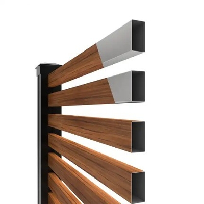 Προσαρμοσμένο 6063-T5 Powder Coating Αλουμινίου Σύνθετο Φράχτης Μεταλλικά Μέρη Εύκολη εγκατάσταση