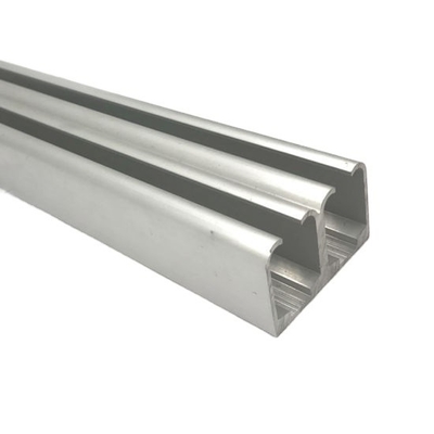 0.8mm-3.0mm πάχος Ανωδισμένα προφίλ αλουμινίου για συρόμενα ράλι κουρτίνας Shengxin