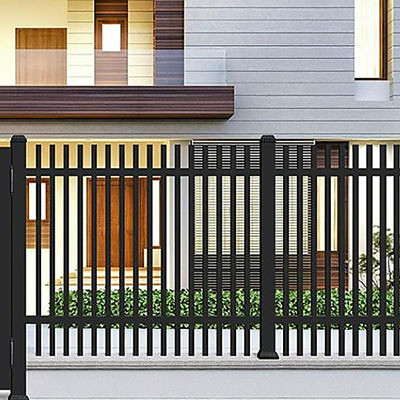 6ft High Main Gate Design Garden Privacy Aluminium Slat Fence Panel με ανοχή ± 3%