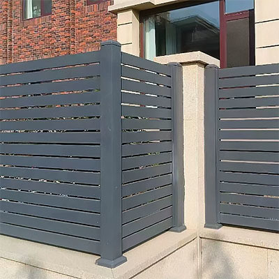 6ft High Main Gate Design Garden Privacy Aluminium Slat Fence Panel με ανοχή ± 3%