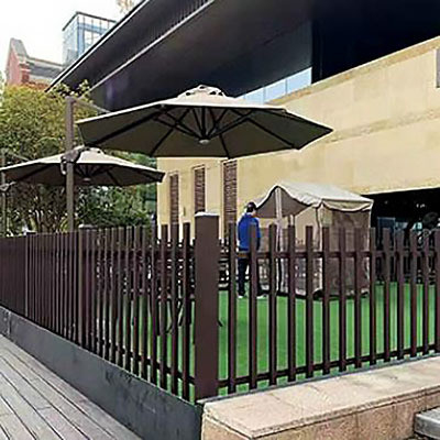 Φράχτης κήπου Grade 6000 Σειρά Μαύρη Powder Coated Aluminium Vertical Blade Φράχτης