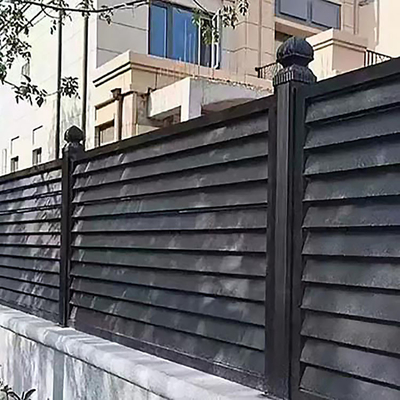 Εξωτερικό διακοσμητικό πίνακα φράχτη και πύλη Custom αλουμινίου σύστημα φράχτη μήκος 5,8-6,0M