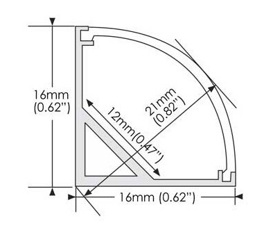 ISO18001 πιστοποιημένη λωρίδα LED Shengxin με προφίλ αλουμινίου LED προφίλ αλουμινίου