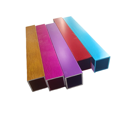 Προσαρμοσμένα χρώματα Anodizing Brush Extrusion για 100% QC δοκιμασμένα προφίλ αλουμινίου
