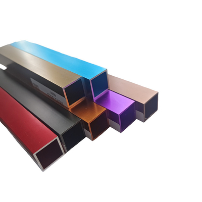 Προσαρμοσμένα χρώματα Anodizing Brush Extrusion για 100% QC δοκιμασμένα προφίλ αλουμινίου
