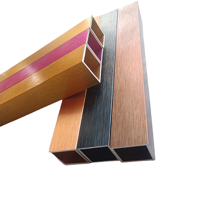 Προσαρμοσμένα χρώματα Anodizing Brush Extrusion για 100% QC δοκιμασμένα προφίλ αλουμινίου