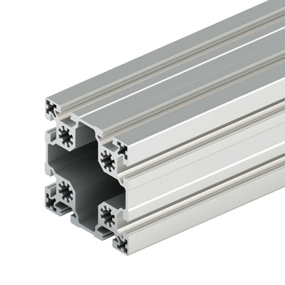 Υπηρεσία συγκόλλησης T Slot Silver Anodized Aluminium Extrusion Profiles για προσαρμοσμένο μέγεθος