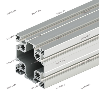 Υπηρεσία συγκόλλησης T Slot Silver Anodized Aluminium Extrusion Profiles για προσαρμοσμένο μέγεθος