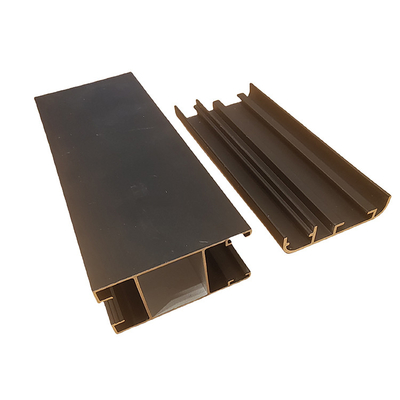 Θερμότητα T3-T8 Ματ γυαλιστερό Powder Coating Αλουμίνιο Sliding Casement Παράθυρα και πόρτες Αλουμίνιο