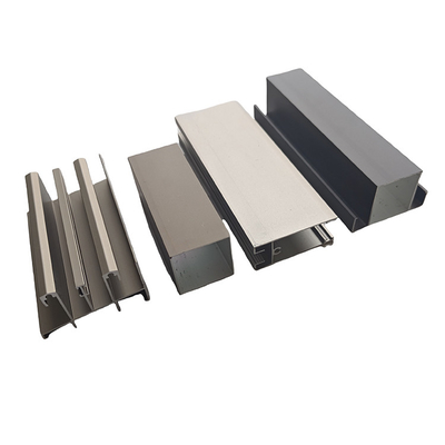 Θερμότητα T3-T8 Ματ γυαλιστερό Powder Coating Αλουμίνιο Sliding Casement Παράθυρα και πόρτες Αλουμίνιο