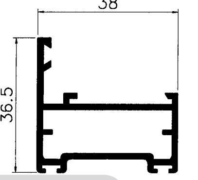 Η σειρά 7038 5020 3831 744 8025 της Κολομβίας Shengxin 6063 T5 Προφίλ εκτόνωσης αλουμινίου για πόρτες