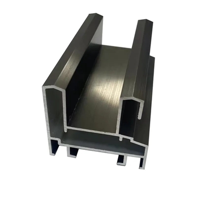 Προφίλ μαύρου αλουμινίου της Shengxin Powder Coating για συρόμενη γυάλινη πόρτα στη σειρά 6000