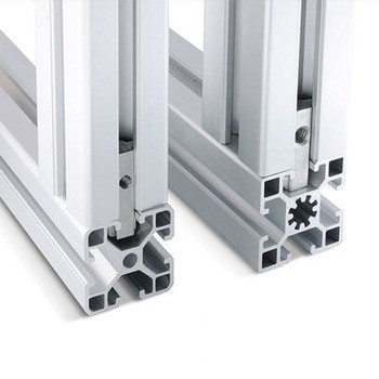 Shengxin 4040 2020 4545 4080 T Slot Μαύρο Ασημένιο Προφίλ Αλουμινίου Ανωδικοποιημένης Έκτασης