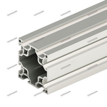 Shengxin 4040 2020 4545 4080 T Slot Μαύρο Ασημένιο Προφίλ Αλουμινίου Ανωδικοποιημένης Έκτασης