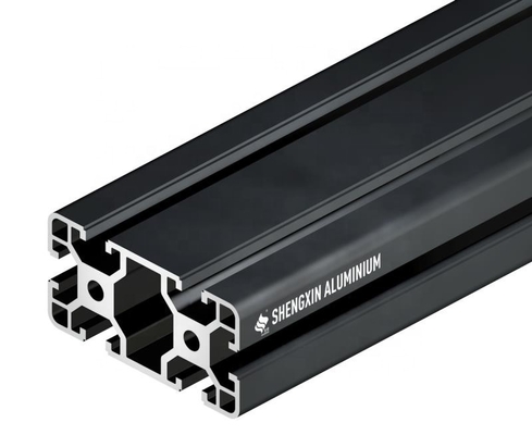 Shengxin 4040 2020 4545 4080 T Slot Μαύρο Ασημένιο Προφίλ Αλουμινίου Ανωδικοποιημένης Έκτασης