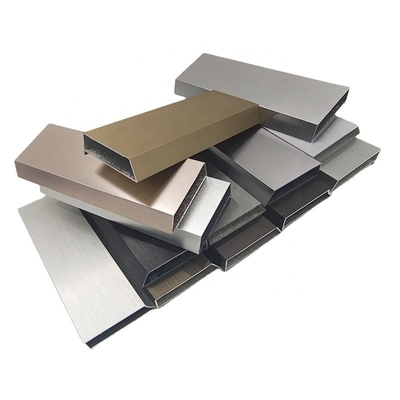 0.8mm-2.0mm πάχος Mill Finish 6063 Προσαρμοσμένο προφίλ αλουμινίου για πόρτες και παράθυρα