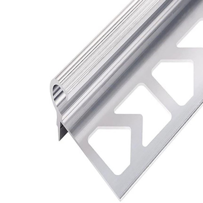 2023 Shengxin Bright Silver Αλουμινίου Διακοσμητικά Προφίλ Σκάλα Νόζινγκ για Τεχνουργήματα Στολίδων