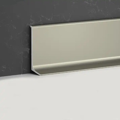 Επεξεργαστικό φινίρισμα αλουμινίου LED baseboard για προσαρμοσμένο τοίχο Skirting Board και το δάπεδο