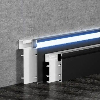 Προφίλ LED αλουμινίου για πρίζες δαπέδου T3-T8 Θερμοκρασία 0,3 mm-προσαρμοσμένο πάχος