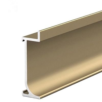 Προφίλ LED αλουμινίου για πρίζες δαπέδου T3-T8 Θερμοκρασία 0,3 mm-προσαρμοσμένο πάχος