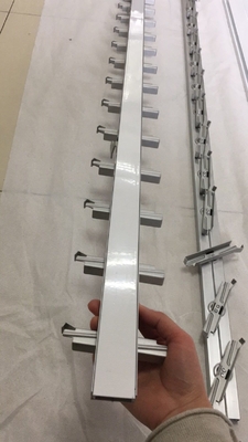 5.8-6.0M μήκος αλουμινίου πίνακα φράχτη Louver σύστημα hardware kit για το προφίλ της δομής