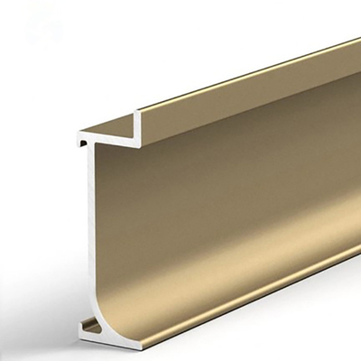 Σπρώξτε και τραβήξτε PVC Custom Modern Flooring Baseboard φωτιστικό προφίλ με φως LED