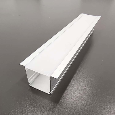 Super Slim 3 Meter LED Angel Αλουμινίου Προφίλ Διάδρομο για αναποδογυρισμένο φωτισμό σε μαύρο