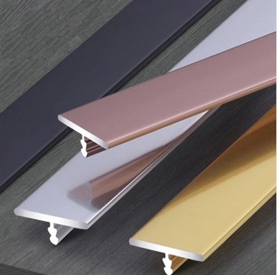 Πρότυπο GB5237-2008 Αλουμινίου T Profile Tile Trim For Wall Floor T Shape Tile Trims