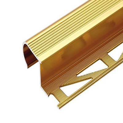Μεταλλικά πλακάκια 10mm U σχήμα γωνιακή λωρίδα προφίλ αλουμινίου για τοίχο γωνιακή άκρη