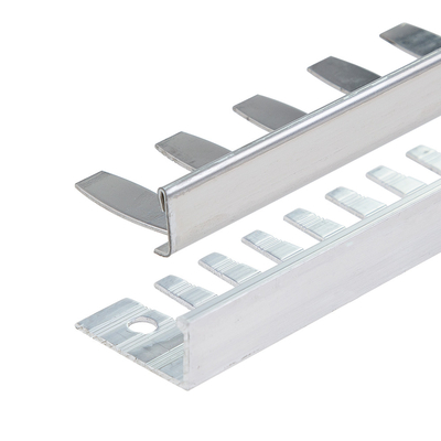 Αλουμινίου Chrome Square Box Section Tile Trim για 6063 Προφίλ δομής κράματος αλουμινίου