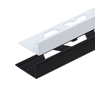 Αλουμινίου Chrome Square Box Section Tile Trim για 6063 Προφίλ δομής κράματος αλουμινίου