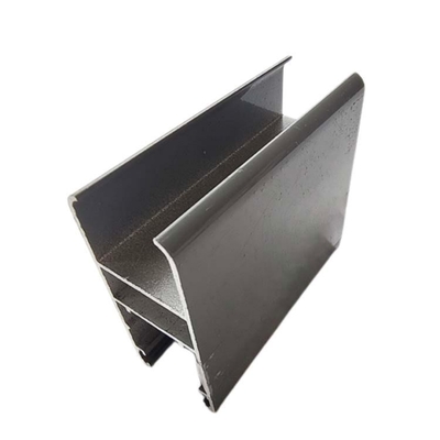 Ντομινίκα Μαύρο και λευκό Powder Coating P65 Πύλη παραθύρου J108 Τριπλό προφίλ αλουμινίου