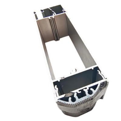 Ντομινίκα Μαύρο και λευκό Powder Coating P65 Πύλη παραθύρου J108 Τριπλό προφίλ αλουμινίου