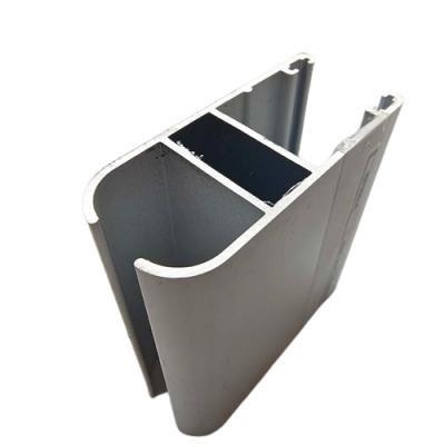 Ντομινίκα Μαύρο και λευκό Powder Coating P65 Πύλη παραθύρου J108 Τριπλό προφίλ αλουμινίου