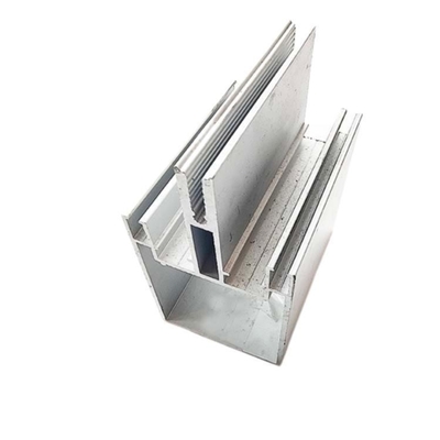 Ντομινίκα Μαύρο και λευκό Powder Coating P65 Πύλη παραθύρου J108 Τριπλό προφίλ αλουμινίου