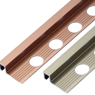 6063/6061/6005/6060 T5/T6 Χρυσό ανωτισμένο προφίλ αλουμινίου για διακόσμηση μπάνιου
