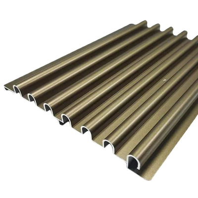 0.8mm-2.0mm πάχος Αλουμινίου κράμα κυματοειδής τοίχος επένδυση για GB5237-2008 πρότυπο