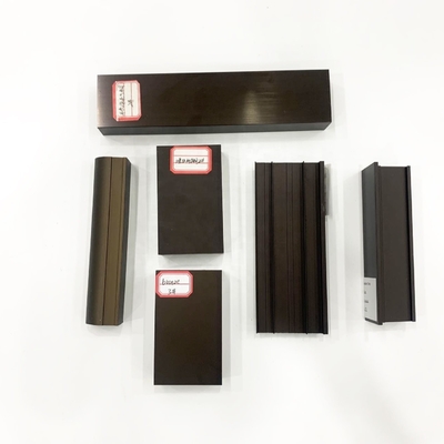 Άνχουάι Σένγκσιν Custom Anodized Bronze Powder Coating Μαύρο αλουμινένιο προφίλ πόρτας παράθυρο