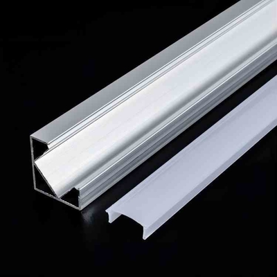 Προφίλ LED Αλουμινίου Καναλιού Για LED Light Strip Προσαρμοσμένο για να ανταποκριθεί στο αίτημα του πελάτη
