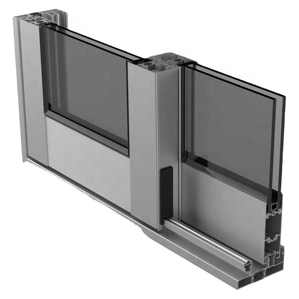 0.8mm-2.0mm πάχος Mill Finish 6063 Προσαρμοσμένο προφίλ αλουμινίου για πόρτες και παράθυρα
