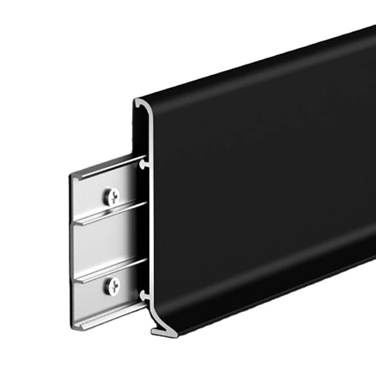 Επεξεργαστικό φινίρισμα αλουμινίου LED baseboard για προσαρμοσμένο τοίχο Skirting Board και το δάπεδο
