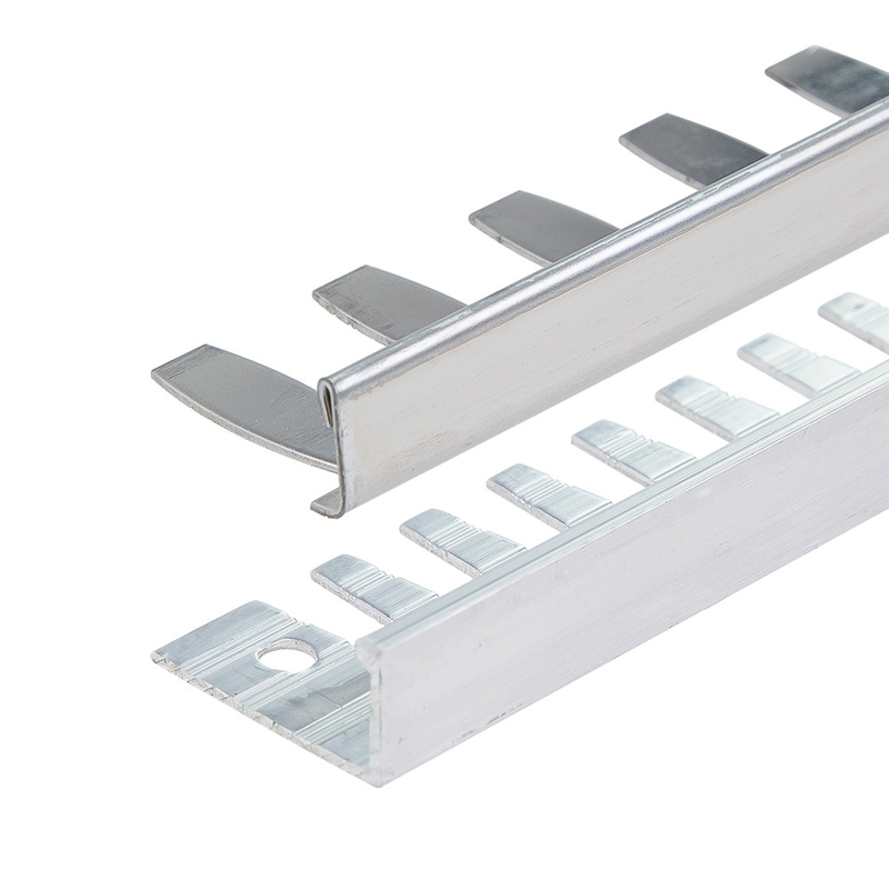 Αλουμινίου Chrome Square Box Section Tile Trim για 6063 Προφίλ δομής κράματος αλουμινίου